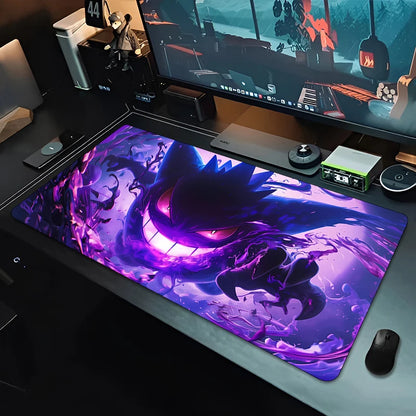 Gengar Anime Extended Gaming Mouse Pad Desk Mat