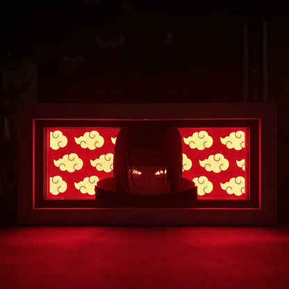 Uchiha Sasuke & Uzumaki Naruto 3D Anime LED Light Box