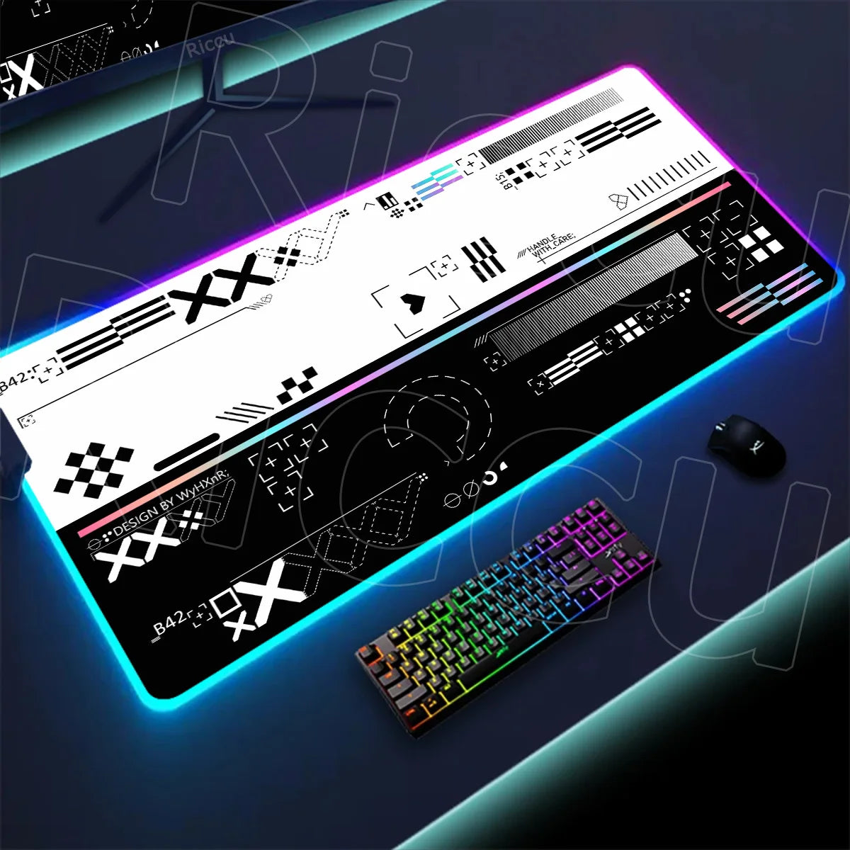 RGB XXL Gaming Mouse Pad – LED Backlit CSGO Desk Mat | Large Non-Slip Keyboard & Mouse Pad for PC Gaming Setup