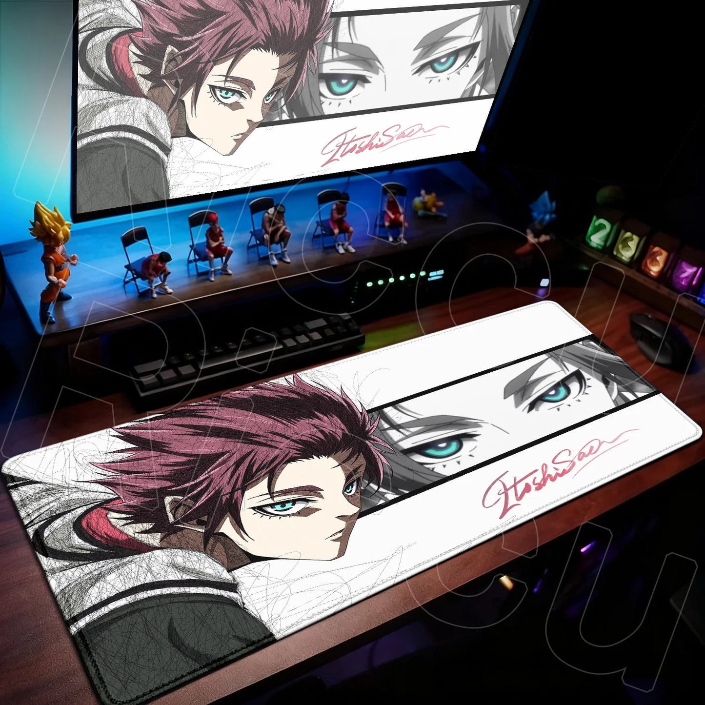 Blue Lock XXL Gaming Mouse Pad