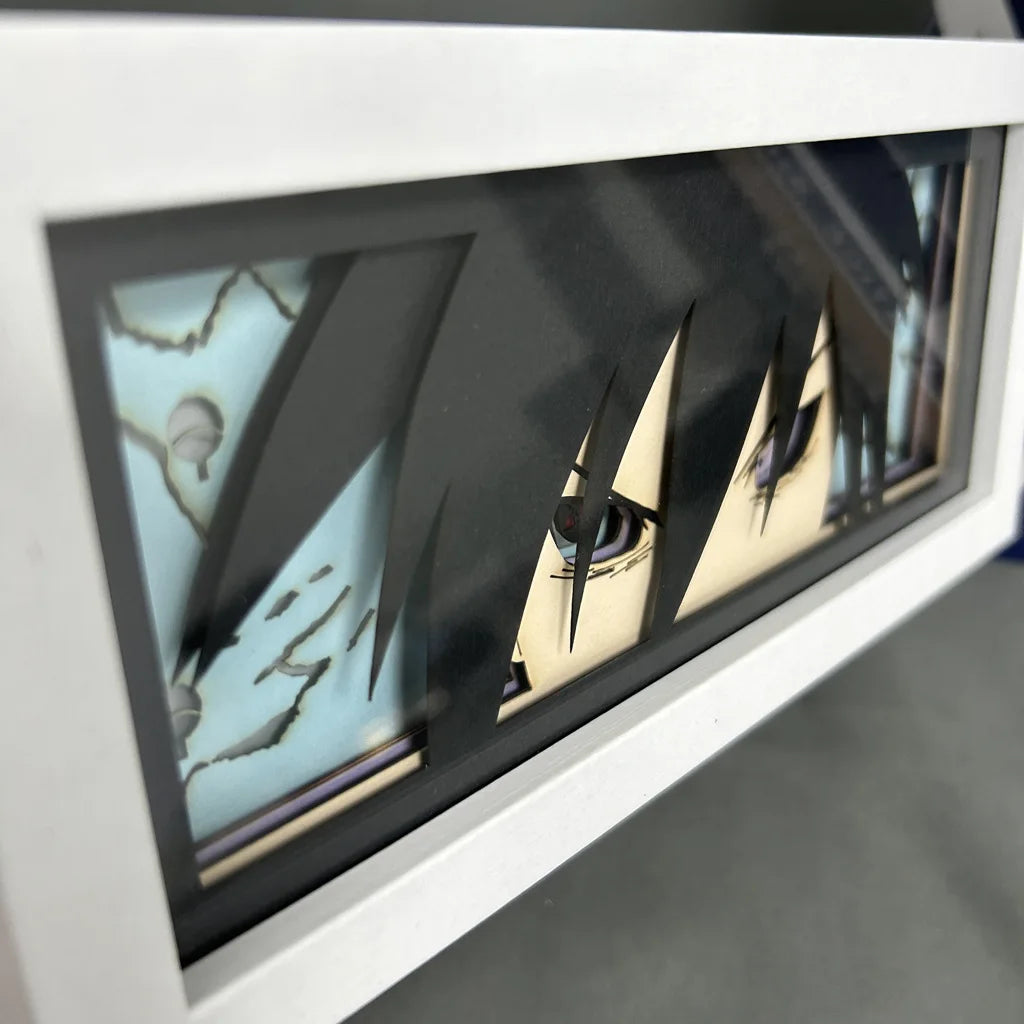 Uchiha Sasuke & Uzumaki Naruto 3D Anime LED Light Box