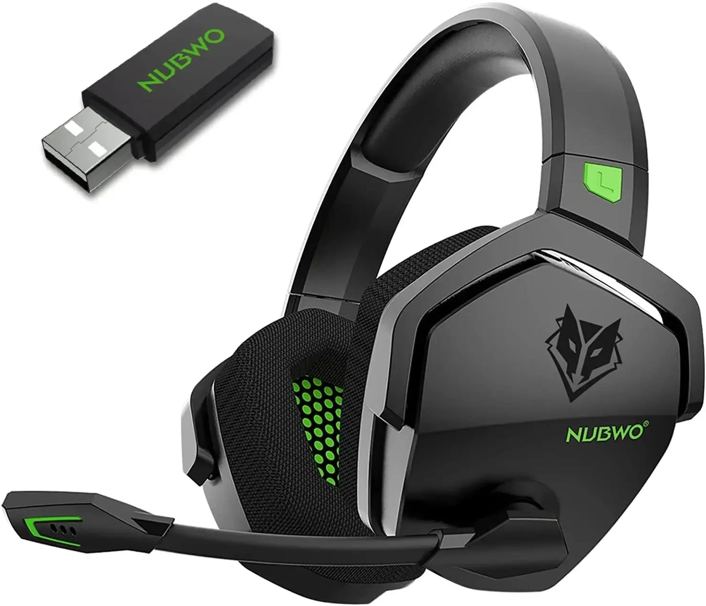 NUBWO G06 Dual Wireless Gaming Headset – 7.1 Surround Sound