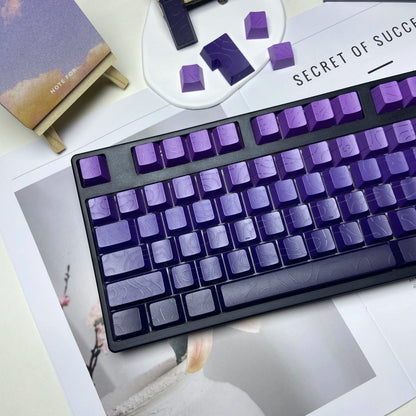 Aurora SideGlow Keycaps – Gradient RGB Shine-Through PBT