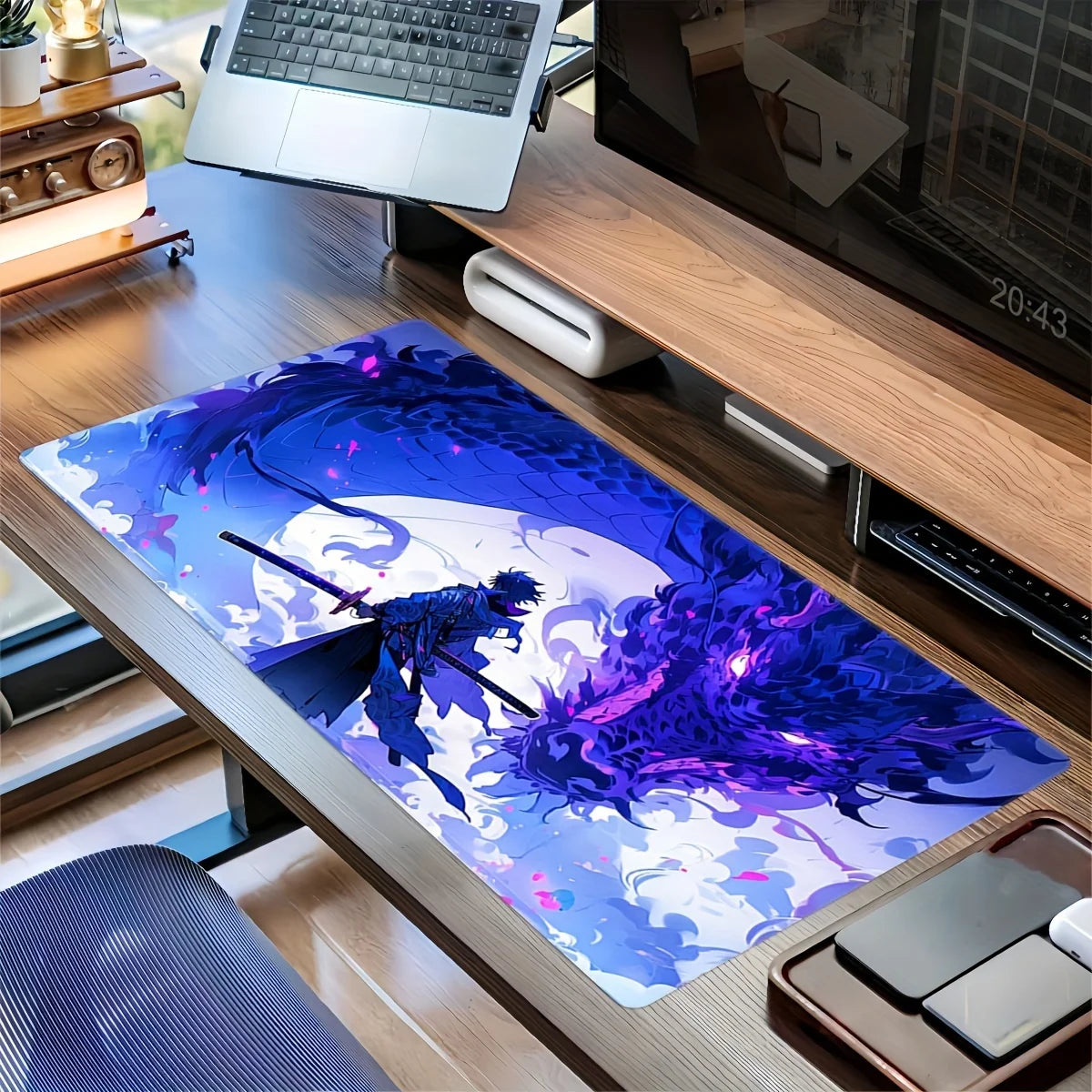 Anime Dragon Boy Large Gaming Mouse Pad Desk Mat