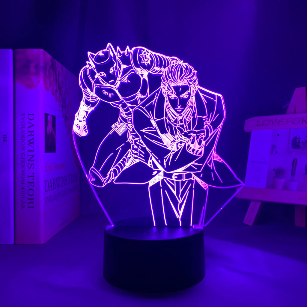 JoJo's Bizarre Adventure Hol 3D LED Night Light