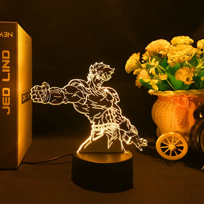 JoJo's Bizarre Adventure Hol 3D LED Night Light