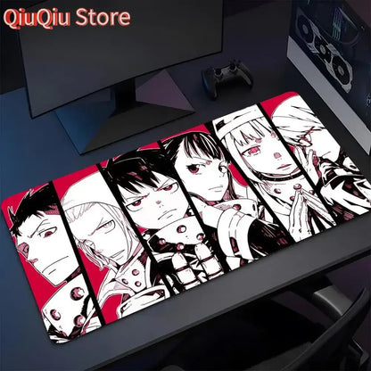 Fire Force Flame Edition XL Desk Mat – Anime Extended Gaming Mousepad