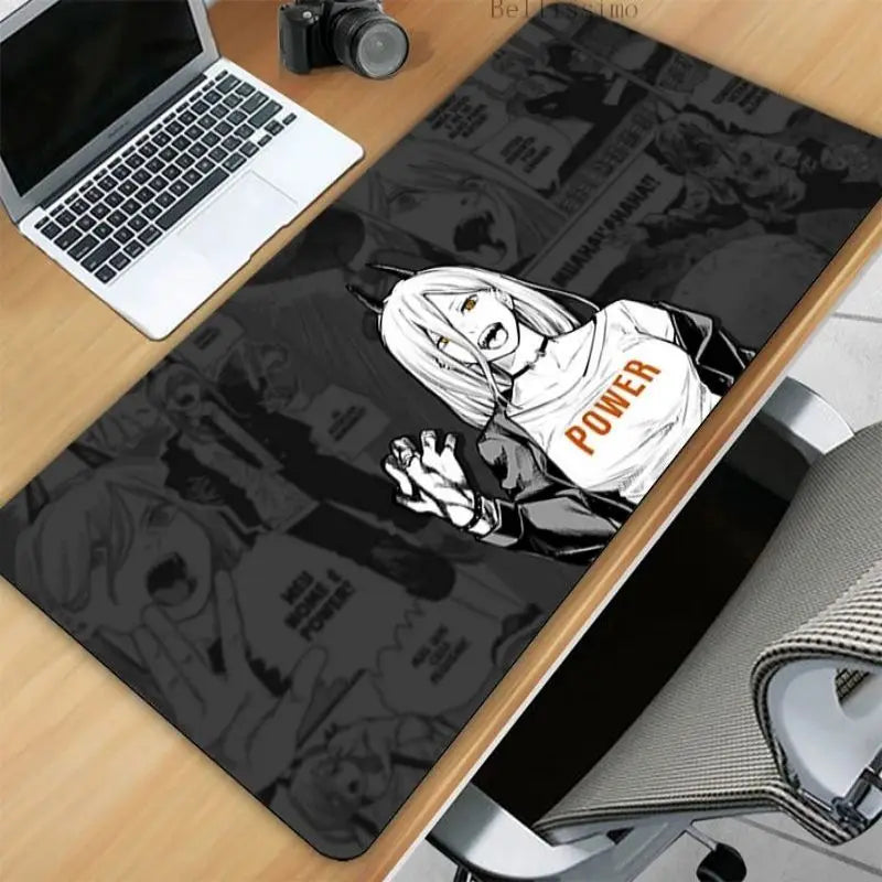 Chainsaw Man XL Gaming Desk Mat – Anime Extended Mousepad