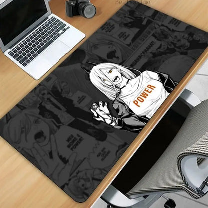 Chainsaw Man XL Gaming Desk Mat – Anime Extended Mousepad