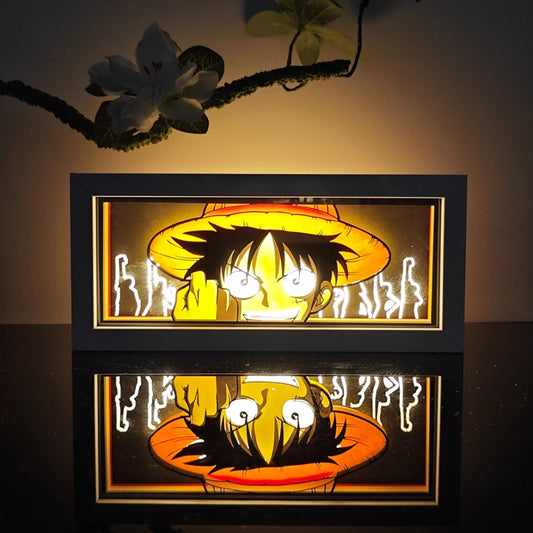 3D Anime Motion LED Lightbox – RGB Night Lamp for Bedroom & Desk Decor