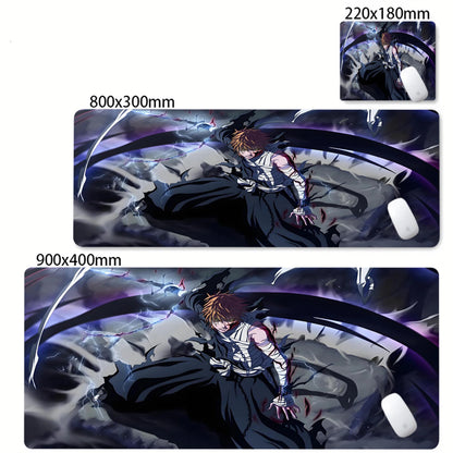 Bleach XXL Gaming Desk Mat – Kurosaki Ichigo Black & White Edition