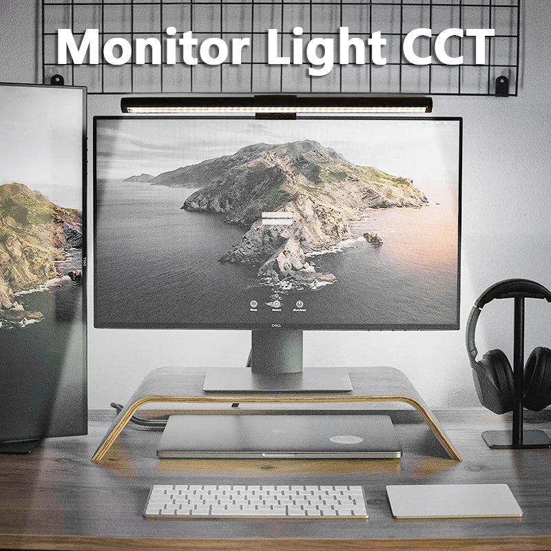LED Monitor Light Bar – Eye-Care Screen Light with Stepless Dimming for Computer Monitors, Work & Gaming