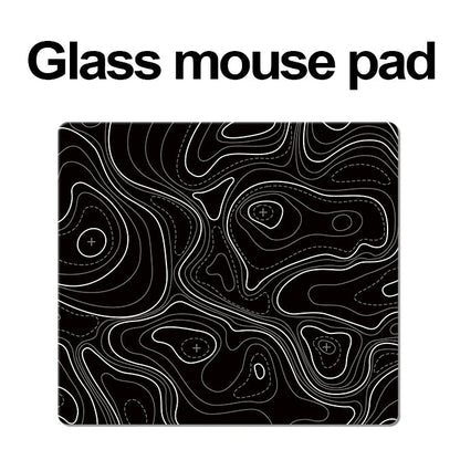 SolarGlide XXL – Ultra-Smooth Glass Gaming Mouse Pad for Precision Aim (FPS Ready)