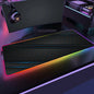 Geometric RGB XXL Gaming Mouse Pad – LED Mouse Mat 90×40cm | Large Non-Slip Desk Mat for PC, Keyboard & Gaming Setup
