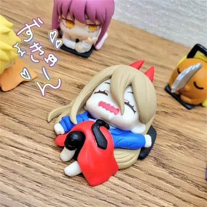 Chainsaw Man Kawaii Mini Figure Set – Chibi PVC Collectibles