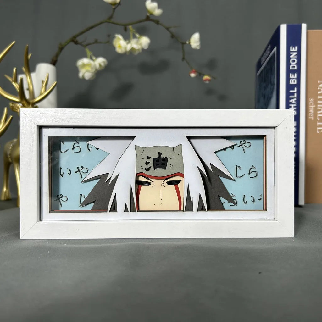 Uchiha Sasuke & Uzumaki Naruto 3D Anime LED Light Box