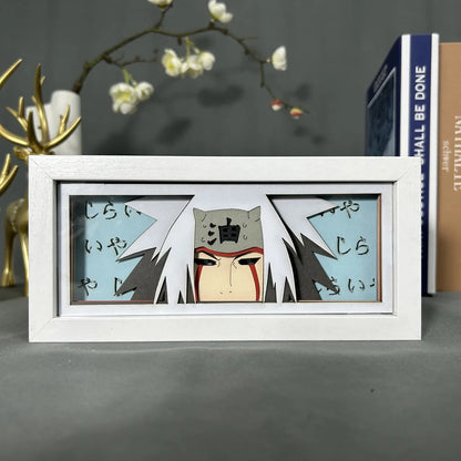 Uchiha Sasuke & Uzumaki Naruto 3D Anime LED Light Box