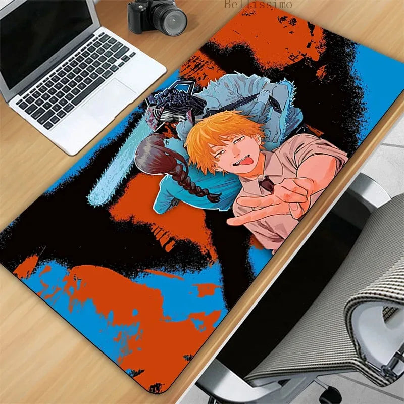 Chainsaw Man XL Gaming Desk Mat – Anime Extended Mousepad
