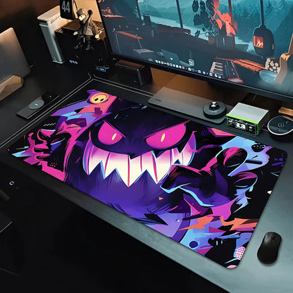Gengar Anime Extended Gaming Mouse Pad Desk Mat