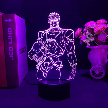 JoJo's Bizarre Adventure Hol 3D LED Night Light