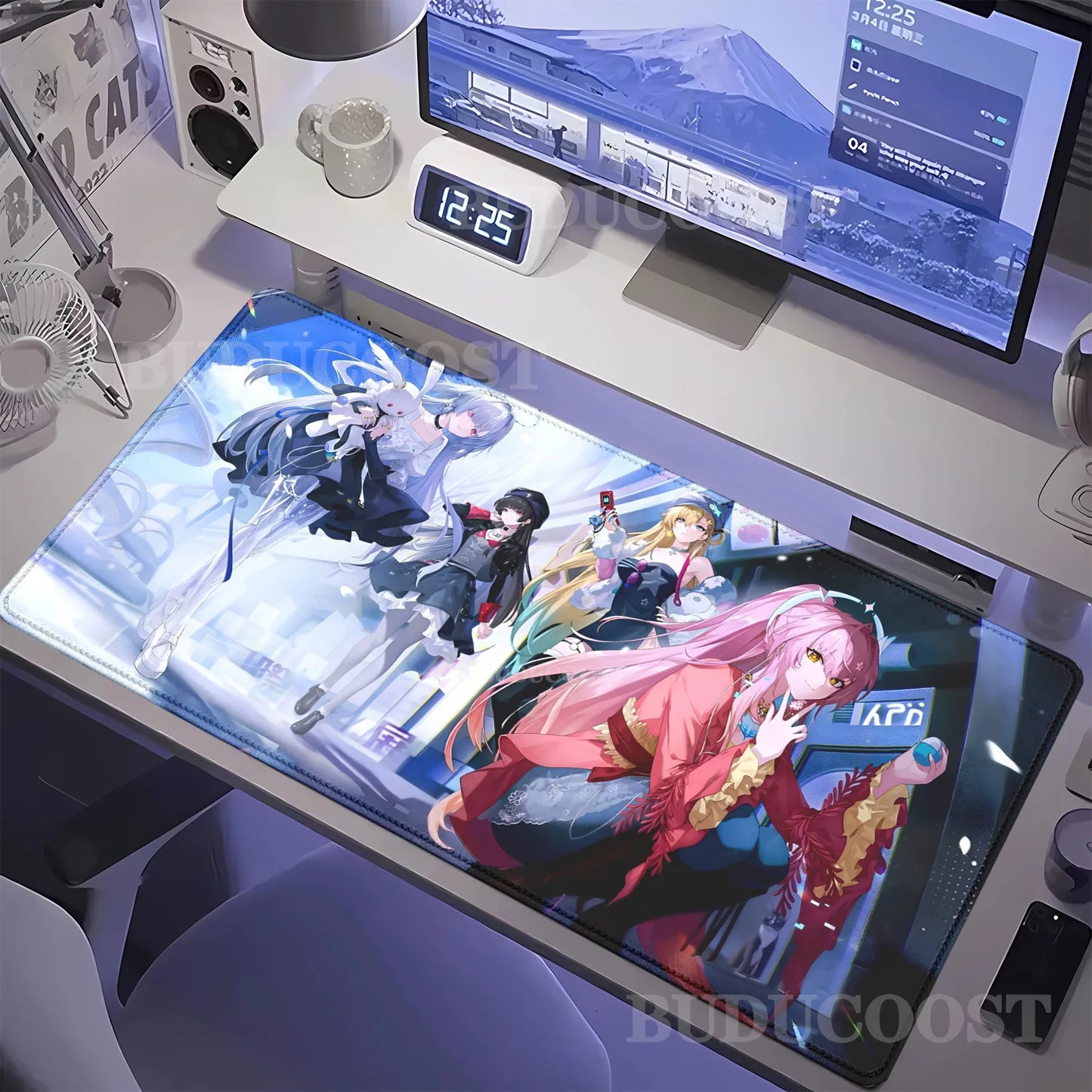 Gaming Mousepad Aemeath Wuthering  400x900mm HD Printing Desk Mat