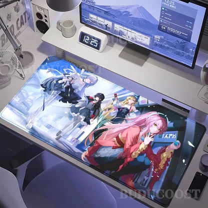 Gaming Mousepad Aemeath Wuthering  400x900mm HD Printing Desk Mat