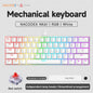 AJAZZ NK61 60% RGB Mechanical Gaming Keyboard – 61 Keys Hot-Swappable Red Switch Wired Mini Keyboard for Gaming & Desk Setup