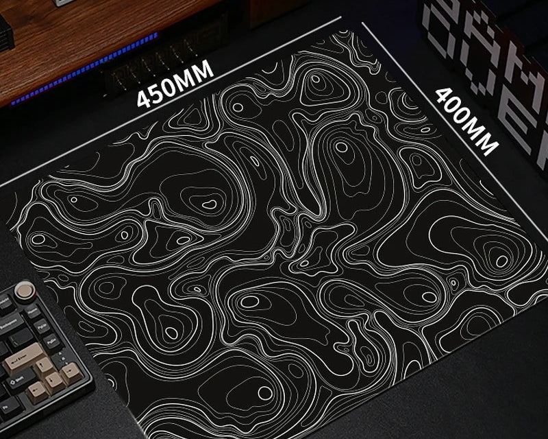 SolarGlide XXL – Ultra-Smooth Glass Gaming Mouse Pad for Precision Aim (FPS Ready)