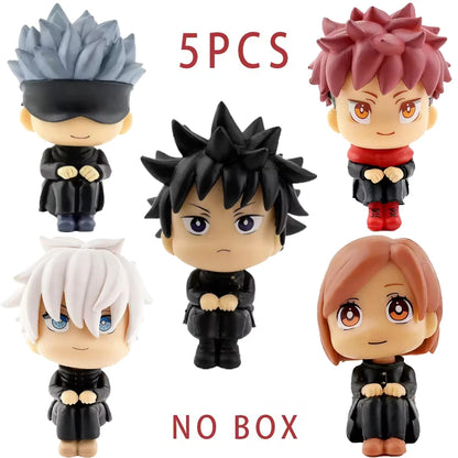 Jujutsu Kaisen Chibi Figure 5‑Pack PVC Set (10cm)