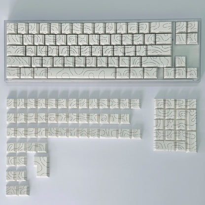 Aurora SideGlow Keycaps – Gradient RGB Shine-Through PBT