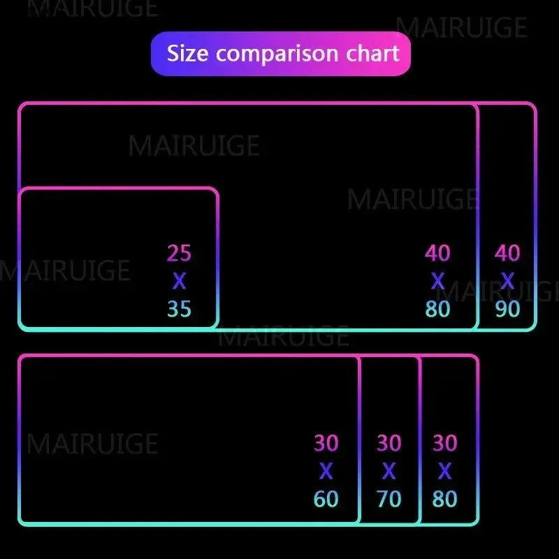 RGB Car Gaming Mouse Pad – LED Desk Mat