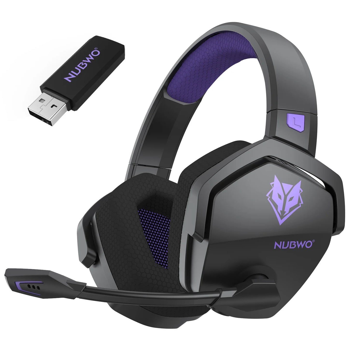 NUBWO G06 Dual Wireless Gaming Headset – 7.1 Surround Sound