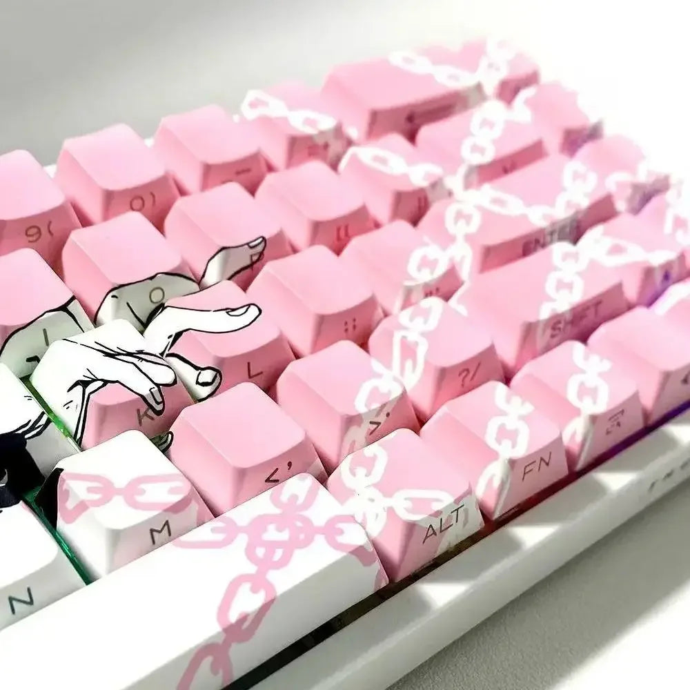 MAKIMA NOIR Keycap Set – 129-Key Anime PBT Japan Edition
