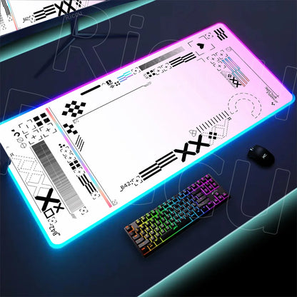 RGB XXL Gaming Mouse Pad – LED Backlit CSGO Desk Mat | Large Non-Slip Keyboard & Mouse Pad for PC Gaming Setup