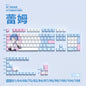 NEON SHOGUN Keycap Set – 129-Key Anime PBT Side-Glow Edition