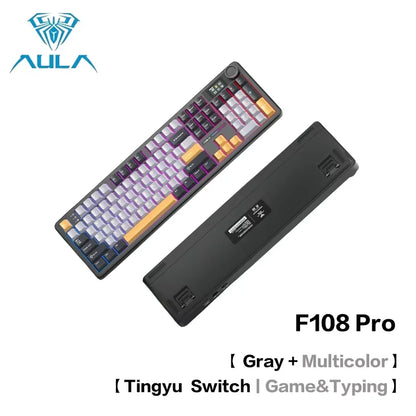 AULA F108Pro Tri-Mode RGB Keyboard