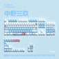 NEON SHOGUN Keycap Set – 129-Key Anime PBT Side-Glow Edition