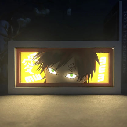 Uchiha Sasuke & Uzumaki Naruto 3D Anime LED Light Box