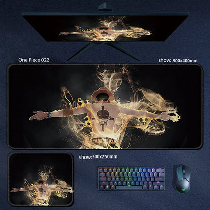 One Piece Anime Character XXL Gaming Mouse Pad – Luffy, Zoro & Crew Desk Mat