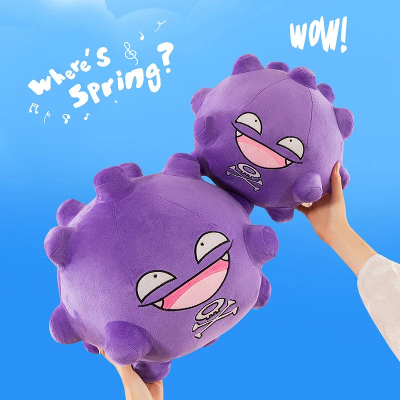 👻 Gastly, Haunter & Gengar Evolution Plush Set – Anime Stuffed Dolls