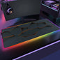 Geometric RGB XXL Gaming Mouse Pad – LED Mouse Mat 90×40cm | Large Non-Slip Desk Mat for PC, Keyboard & Gaming Setup