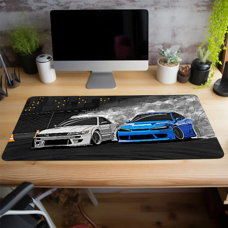JDM Car XL Gaming Mouse Pad – Stitched Edge Desk Mat