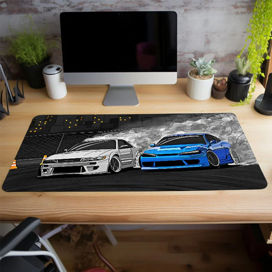 JDM Car XL Gaming Mouse Pad – Stitched Edge Desk Mat
