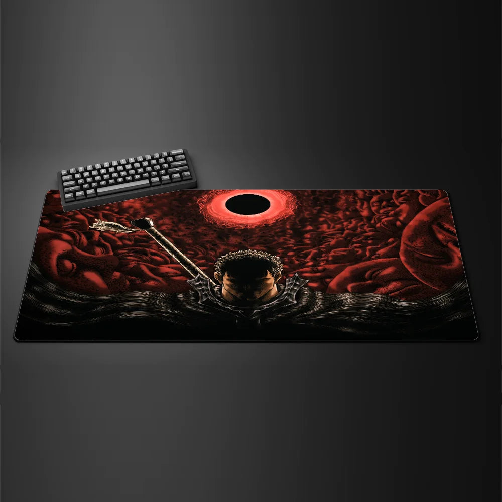 Berserk Guts Anime XXL Gaming Mouse Pad – Varmilo Style Desk Mat