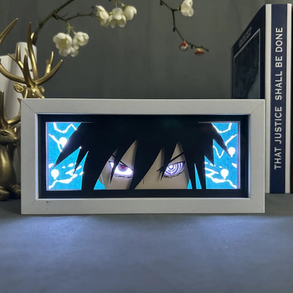 Uchiha Sasuke & Uzumaki Naruto 3D Anime LED Light Box