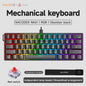 AJAZZ NK61 60% RGB Mechanical Gaming Keyboard – 61 Keys Hot-Swappable Red Switch Wired Mini Keyboard for Gaming & Desk Setup