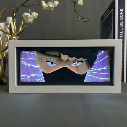 Uchiha Sasuke & Uzumaki Naruto 3D Anime LED Light Box