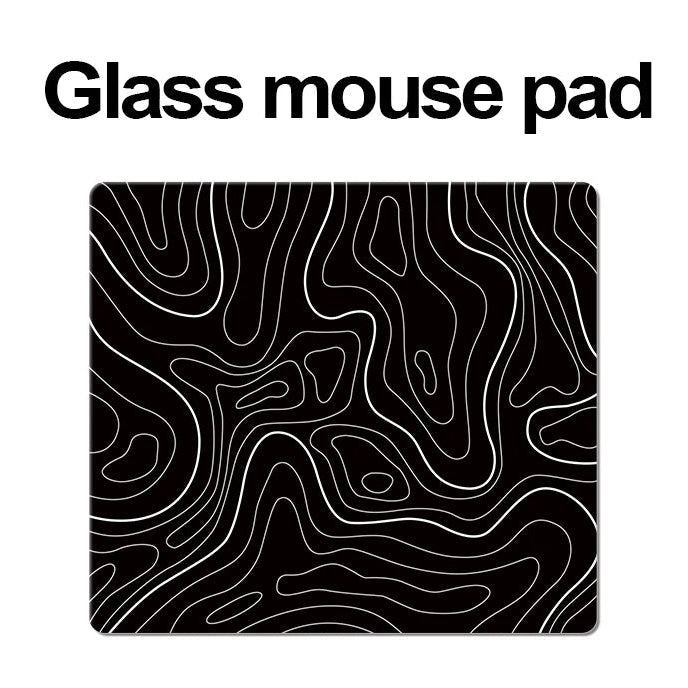 SolarGlide XXL – Ultra-Smooth Glass Gaming Mouse Pad for Precision Aim (FPS Ready)