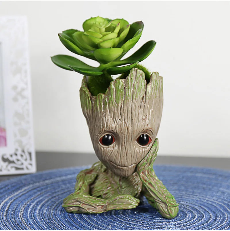 Baby Groot Planter Pot – Cute Tree Man Flower Holder