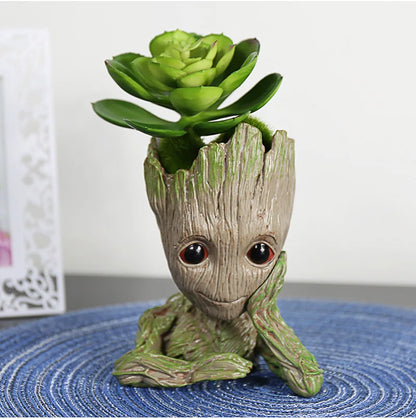 Baby Groot Planter Pot – Cute Tree Man Flower Holder